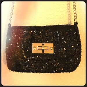Forever 21 Black sequin shoulder bag